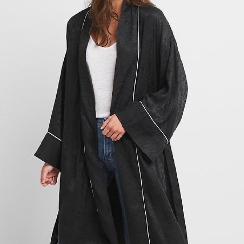 Gap Kimono Duster Jacket in Black - Picture 8 of 9